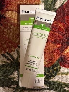 T-Zone Oily Skin PureRETINOL 0.3 Refining Night Cream - 1.35 fl oz. NIB